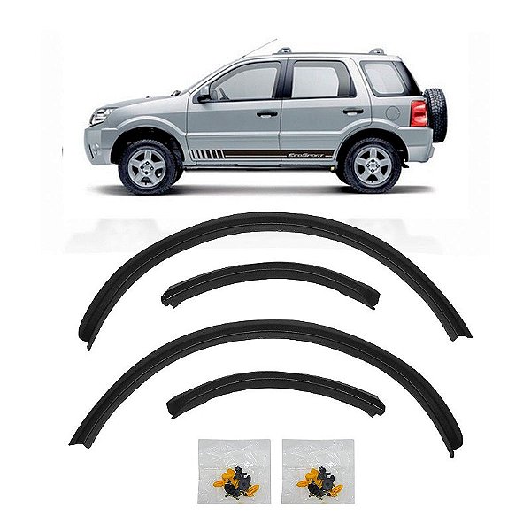 Kit Moldura Vão de Roda Ford EcoSport 2003/2012 Dianteira