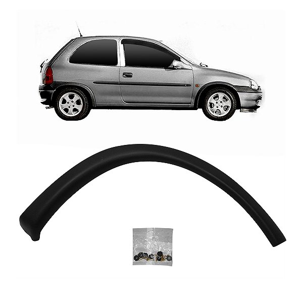Moldura Vão de Roda GM Corsa Wind/Super 1994/2002 e Pick-up 1994/1999 Dianteira