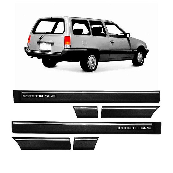 Kit Borrachão Friso Lateral GM Ipanema SLE 2 Portas 1989/1993