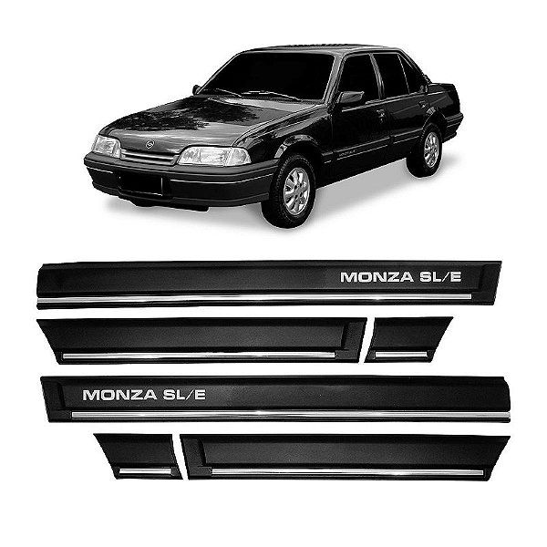Kit Borrachão Friso Lateral GM Monza Tubarão SLE 4 Portas 1991/1996