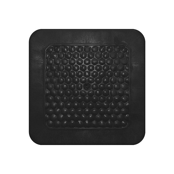 Banqueta Preta Plástico Multiuso Resistente 100kg