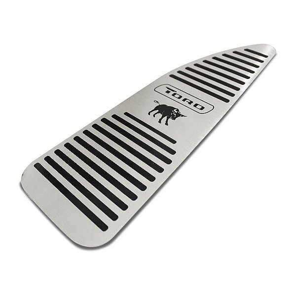 Descanso De Pé Aço Inox Escovado Fiat Toro 2016 / 2024