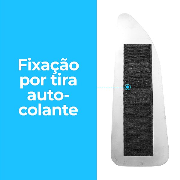Descanso De Pé Aço Inox Escovado Fiat Cronos 2018 / 2024
