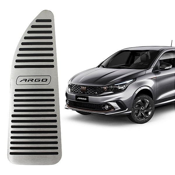 Descanso De Pé Aço Inox Escovado Fiat Argo 2018 / 2024