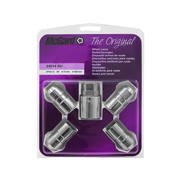 Antifurto Porca Roda McGard 24214 SU M14X1,5 GM Jeep Ford Land Rover