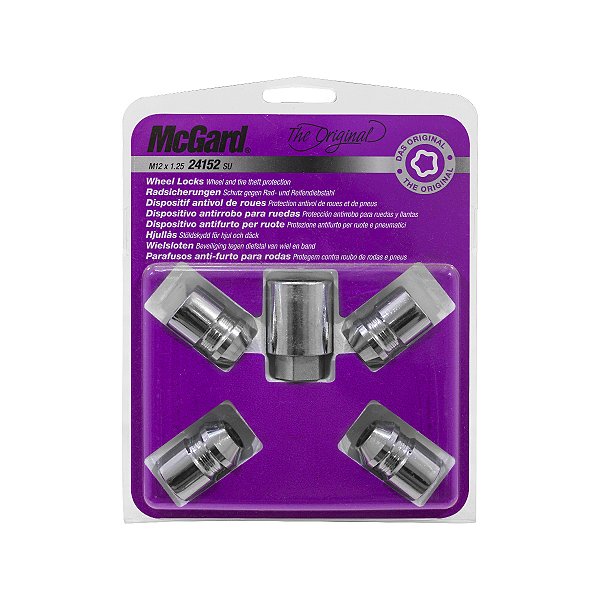 Kit Porca Antifurto Roda McGard 24152 M12X1,25 Suzuki Subaru e Tracker