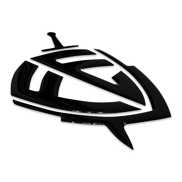 Adesivo Resinado Escudo Da Fé Preto Carros Motos E Objetos