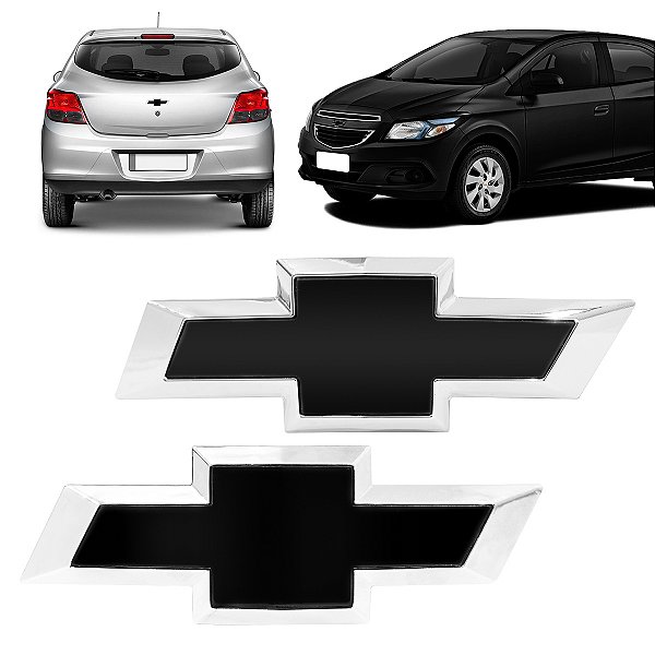 Kit Onix Prisma 2013/2016 Emblema Da Grade e Da Mala