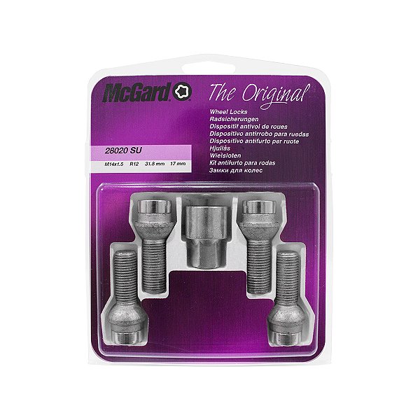 Parafuso Antifurto Mcgard 28020 M14x1,5 Ford Territory 2020/2024