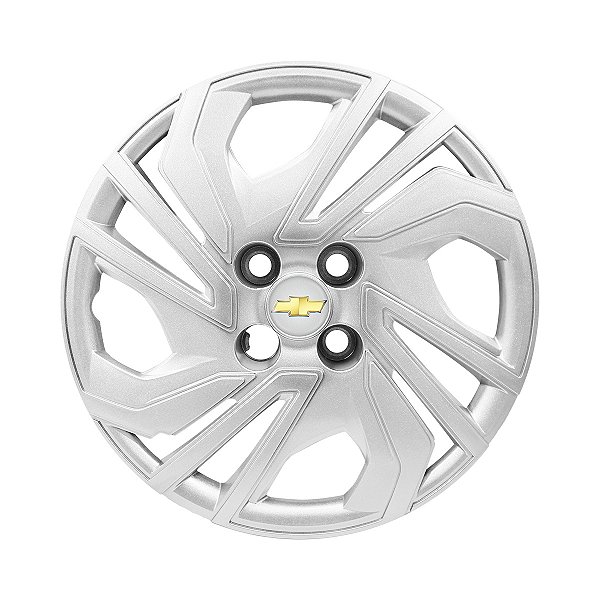 Calota Aro 15 Prata Onix 2023 2024 Emblema Resinado