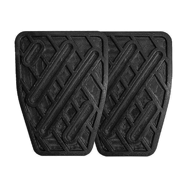 Par De Capa Pedal Freio E Embreagem Nissan Versa Sentra E March 2010 até 2020