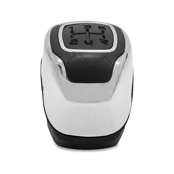 Bola De Câmbio Mobi Palio Siena Strada Uno Preta Com Cromado