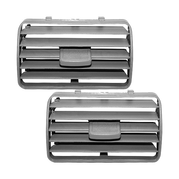 PAR DIFUSOR DE AR PAINEL GOL/PARATI/SAVEIRO G3 99 a 05 CINZA