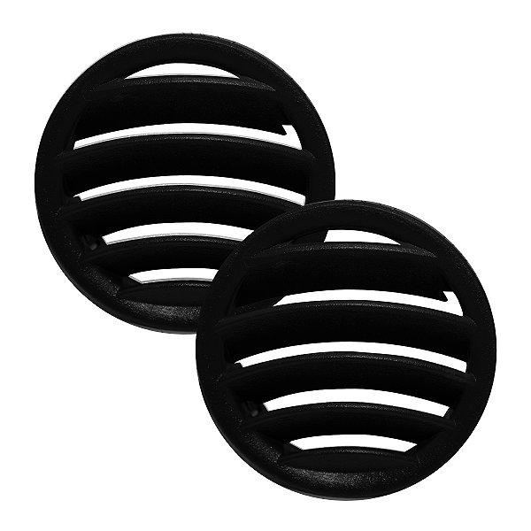 PAR DIFUSOR DE AR SUPERIOR MERIVA 03/12 VECTRA 06/12 PRETO
