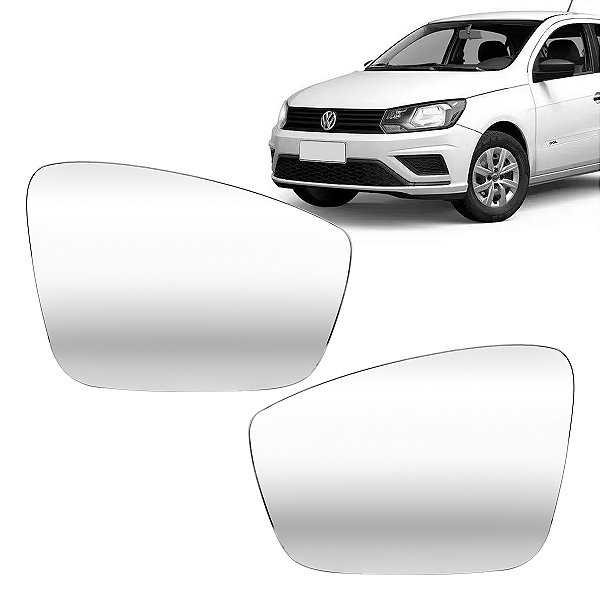 Par Lente De Retrovisor Gol/Voyage G6 2013/... Convexo
