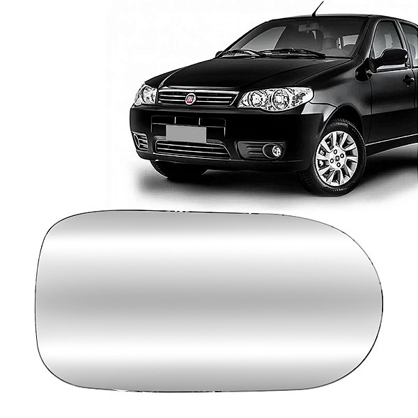 Lente de Retrovisor Palio Siena Strada Weekend 2004 Unidade