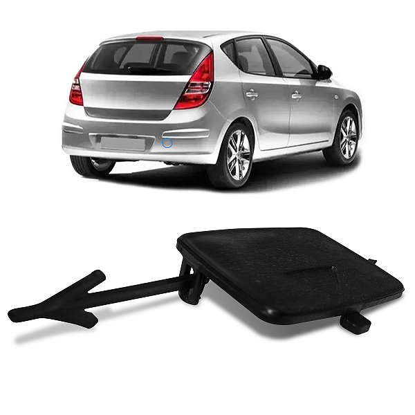 TAMPA DE REBOQUE ENGATE PARA CHOQUE TRASEIRO I30 2009 A 2012