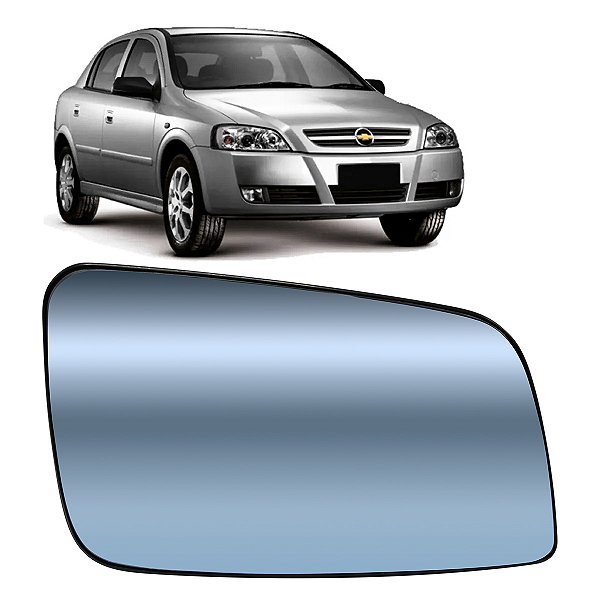 LENTE DE RETROVISOR GM ASTRA 1999/2011 CONVEXO AZUL UNIDADE
