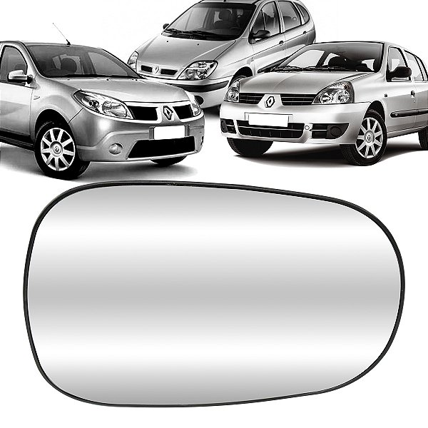LENTE DE RETROVISOR CLIO/SCENIC/SANDERO/LOGAN 96/09 CONVEXO
