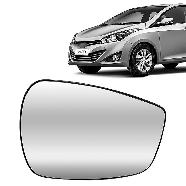 LENTE DE RETROVISOR HB20 2012 ATÉ 2019 CONVEXO UNIDADE
