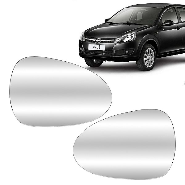 Par Lente De Retrovisor Jac Motors Jac 3 (J3) Convexo