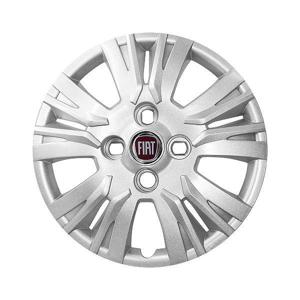 Calota Aro 13 Fiat Palio Essence 2014/2016 Prata Unidade