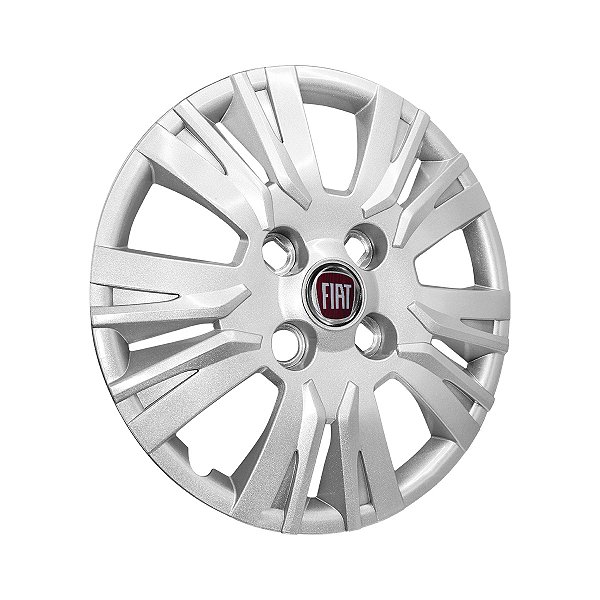 Calota Aro 13 Fiat Palio Essence 2014/2016 Prata Unidade