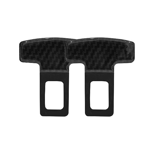 Par Fivela Fecho Engate Cinto De Segurança Erro Bipe Carbono