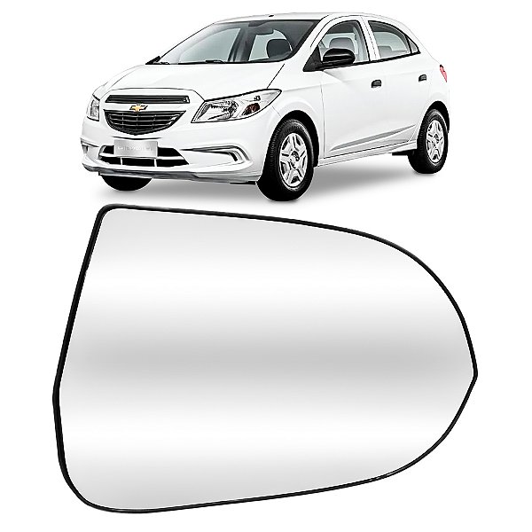 Lente De Retrovisor Onix/prisma 2013/2017 Convexo Envelopado