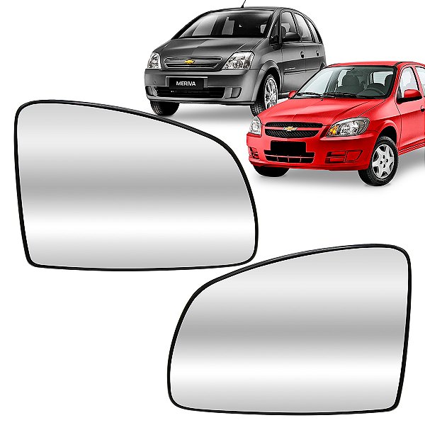 Par Lente Retrovisor Meriva 03/12 Celta 07/15 Prisma 07/12