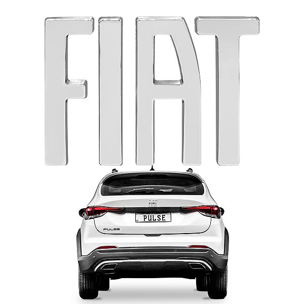 Emblema De Mala Fiat Pulse 2022/... (Cromado)