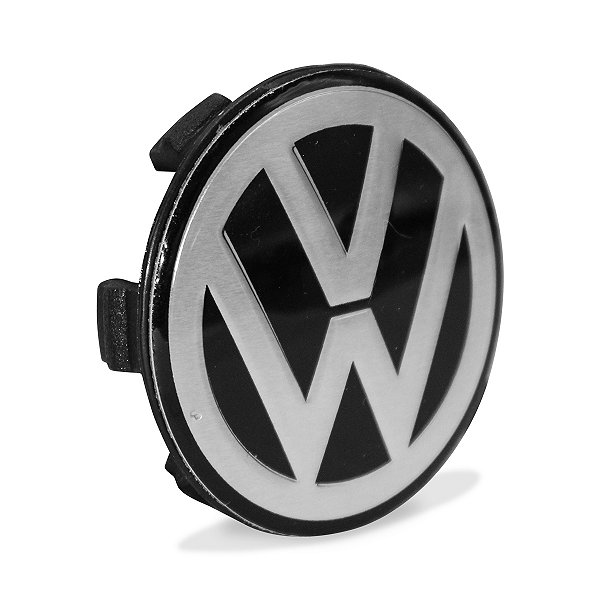 Jogo Calota Central Roda Binno 56mm Com Emblema Volkswagen