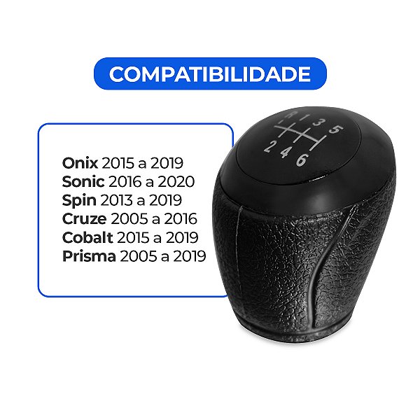 Bola Manopla De Cambio 6 Marchas Onix Prisma Spin Cobalt Sonic