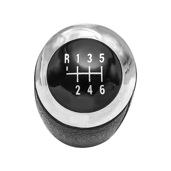 Bola Manopla Câmbio 6 Marchas Onix Prisma Spin Sonic Com Aro Cromado