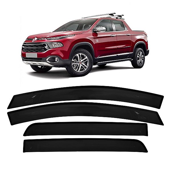 Calha Chuva Fiat Toro 4 Portas 2016 2017 2018 2019 2020 2021