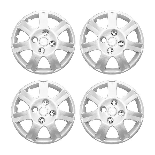 Jogo Calota Aro 14 Peugeot 206 207 307 10 Até 16 S/ Emblema