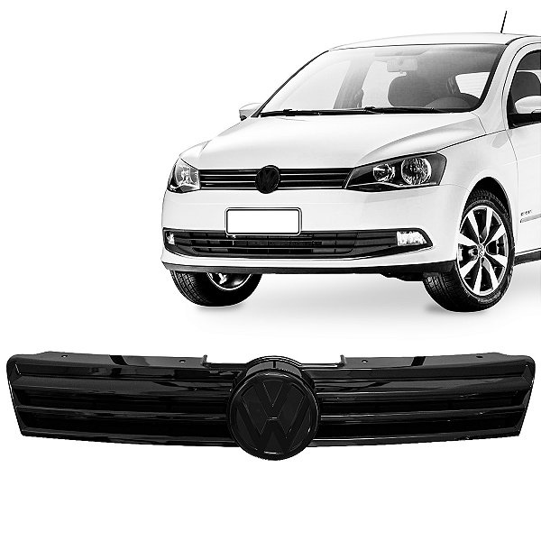 Grade Superior Gol Voyage Saveiro G6 até 16 C/ Emblema Preto