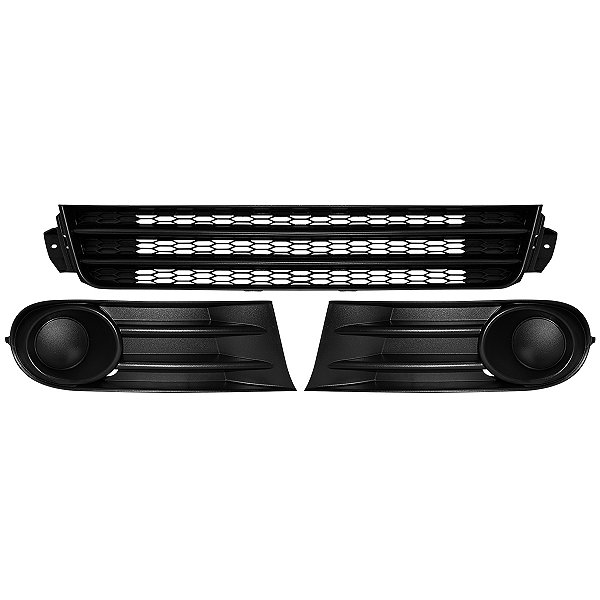 Kit Grade Central E Laterais Sem Milha Parachoque Gol Voyage Saveiro G5 2009 Á 2012