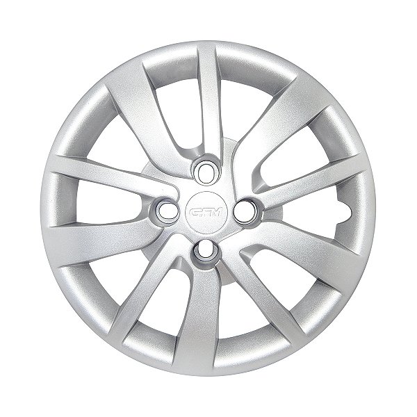 Calota Aro 15 Renault Sandero Logan 2014 Até 2020 Prata