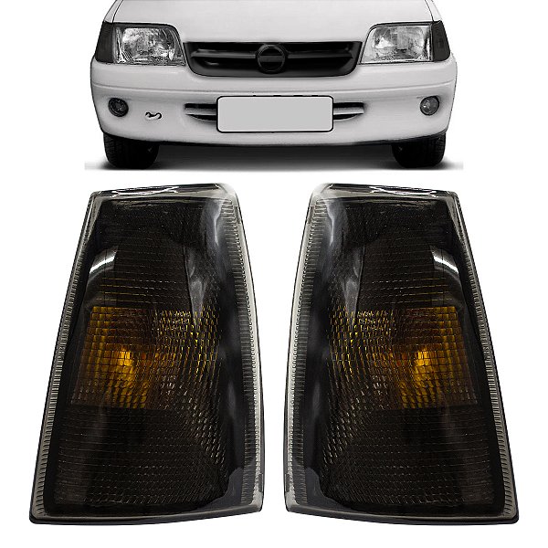 Par Lanterna Dianteira GM Kadett 1989 até 1998 Fumê