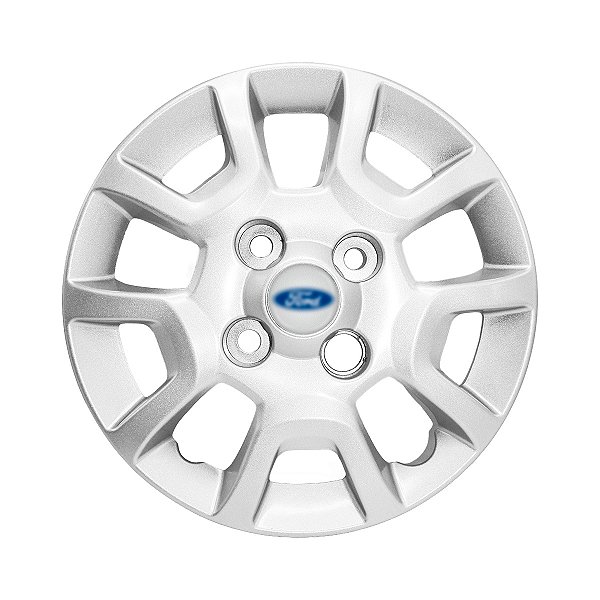 Calota Meio Roda Aro 13 Ka 2014/... Prata