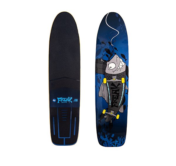 Shape Freak SurfSkate | Modelo: SurfStyle Freak Fish Fiberglass 40" Polegadas