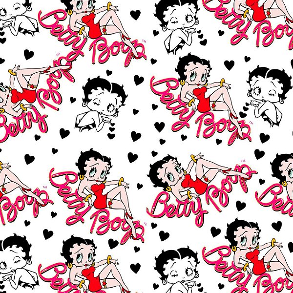 Tecido Microfibra Estampa Digital 0.50 cm - Betty Boop