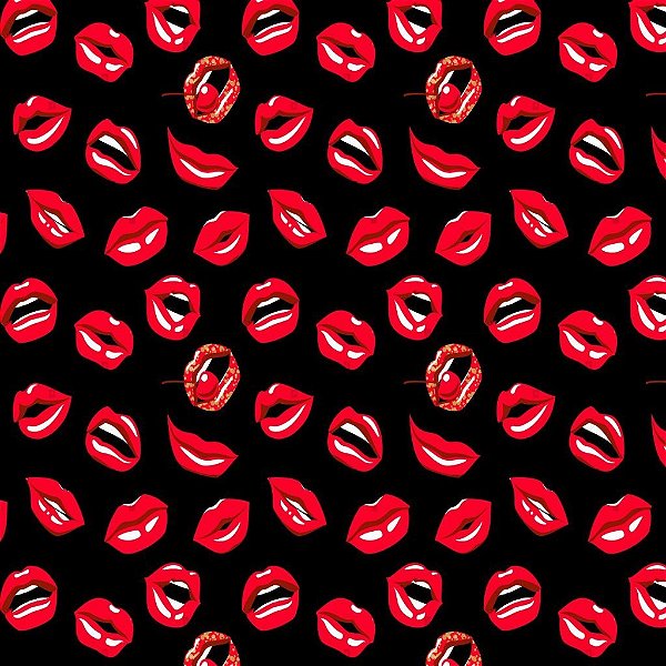 Tecido Oxfordine Estampa Digital 5m - Boca