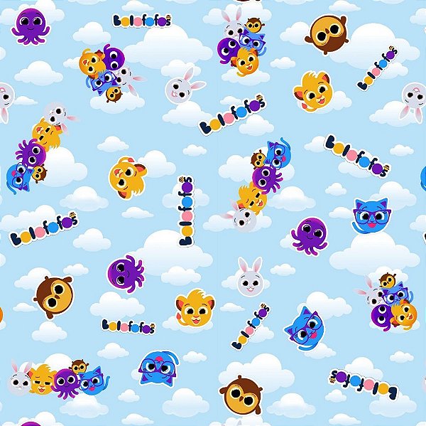 Tecido Oxfordine Estampa Digital 5m - Bolofofo