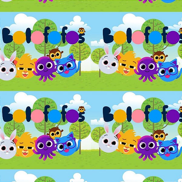 Tecido Oxfordine Estampa Digital 5m - Bolofofo 1