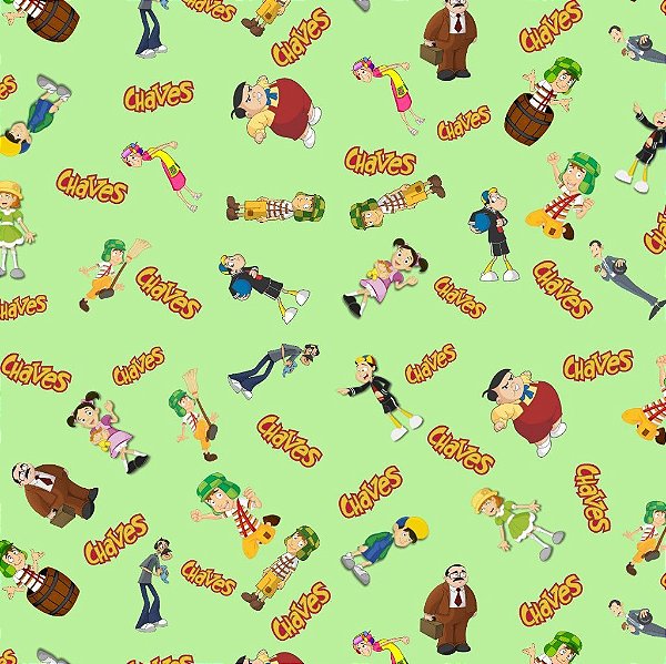 Tecido Oxfordine Estampa Digital 5m - Chaves Novo