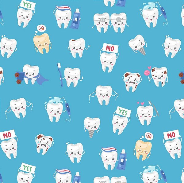 Tecido Oxfordine Estampa Digital 5m - Dente