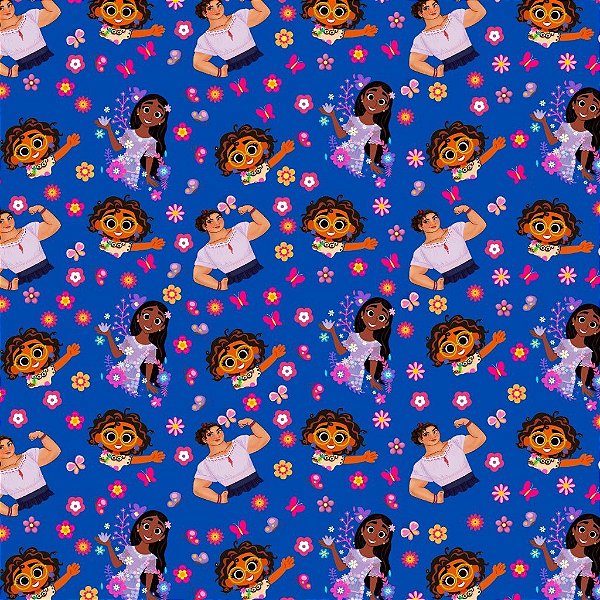 Tecido Oxfordine Estampa Digital 5m - Encanto