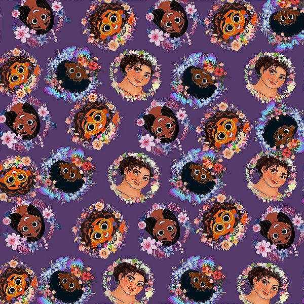 Tecido Oxfordine Estampa Digital 5m - Encanto 2